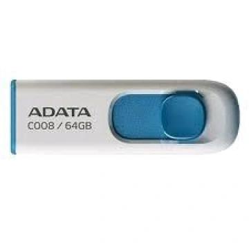 ADATA Flash Disk 64GB USB 2.0 Classic C008, white