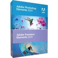 Adobe Photoshop & Adobe Premiere Elements 2024 WIN FULL BOX