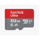 SanDisk MicroSDXC karta 512GB Ultra (150 MB/s, A1 Class 10 UHS-I) + adapter