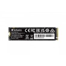 VERBATIM SSD Vi5000 Internal PCIe NVMe M.2 SSD 2TB , W 4300/ R 5000 MB/s