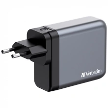 Verbatim GNC-140, GaN, 2xUSB-C PD 140W, USB-C PD 20W, USB-A QC
