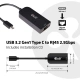 Club3D adaptér USB 3.2 Gen 1 Typ C na RJ45 2.5Gbps, 24cm