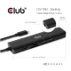 Club3D hub USB-C 3.2 Gen1 7in1, HDMI, USB-C PD, 2xUSB-A, SD, RJ45, 4K60Hz, 14cm, black
