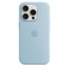 Apple iPhone 15 Pro Silicone Case s MagSafe,  jasnoniebieskie