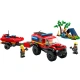 LEGO City 60412 Terenowy wóz strażacki z łodzią ratunkową
