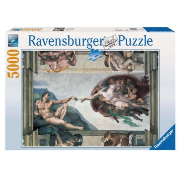 Ravensburger Puzzle 5000 elementów Michał Anioł Stworzenie Adama
