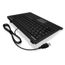 Keysonic ACK-540U mini keyboard, touchpad, black, USB