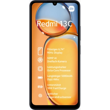 Xiaomi Redmi 13C 4/128GB, black