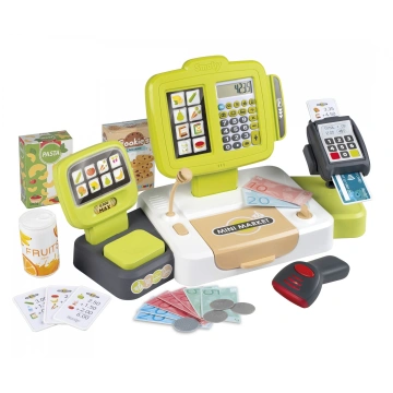 Smoby Large electronic cash register with scanner