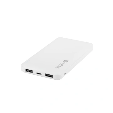 Natec Trevi Slim Power bank 10 000mAh, white, Type-C, micro USB