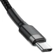 Baseus Cafule USB-C/USB-C, PD 2.0 60W, 1m (CATKLF-GG1) black