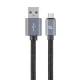Gembird CABLEXPERT kabel USB 2.0 na Type-C kabel (AM/CM), 1,8m, opletený, black