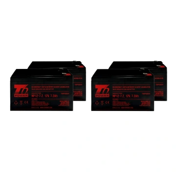 T6 power Sada baterií pro APC Smart-UPS SU1400RMXLIB3U, VRLA, 12 V
