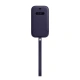 Apple iPhone 12 mini Leather Sleeve wth MagSafe, D.Violet