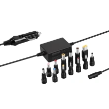 Napájecí adaptér Avacom QuickTIP-CAR 65W, univerzální, do auta, 13 konektorů (ADDC-UNV-A65W)