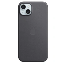 Apple kryt z tkaniny FineWoven s MagSafe na iPhone 15 Plus, černá