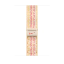 Řemínek Apple 45mm hvězdně bílý/růžový provlékací sportovní  Nike (MUJY3ZM/A)