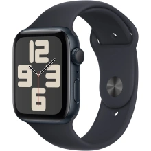 Apple Watch SE 2023, 44mm, Midnight, Midnight Sport Band - S/M