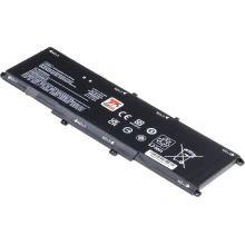 Baterie T6 Power pro notebook Hewlett Packard ZG04XL, Li-Poly, 11,55 V, 8310 mAh (96 Wh), black