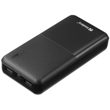 Sandberg Saver Powerbank 20000 mAh, 2x USB-A, černý