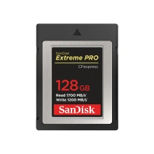Paměťová karta SanDisk Extreme Pro CFexpress 128GB, (1700R/1200W), Type B (SDCFE-128G-GN4NN)