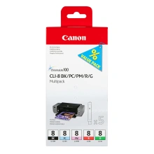 Inkoustová náplň Canon CLI-8, 940 + 2x 450, 2x 420 stran, CMYK (0620B027)